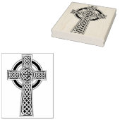 Keltische kruisillustratie kunststempel rubberstempel (Gestempeld)