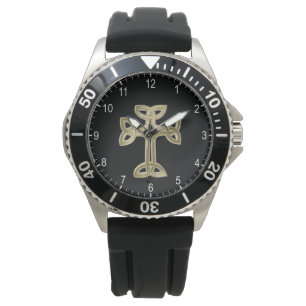 Keltische kruisknoop horloge