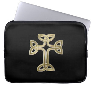 Keltische kruisknoop laptop sleeve