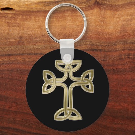 Keltische kruisknoop sleutelhanger (Voorkant)