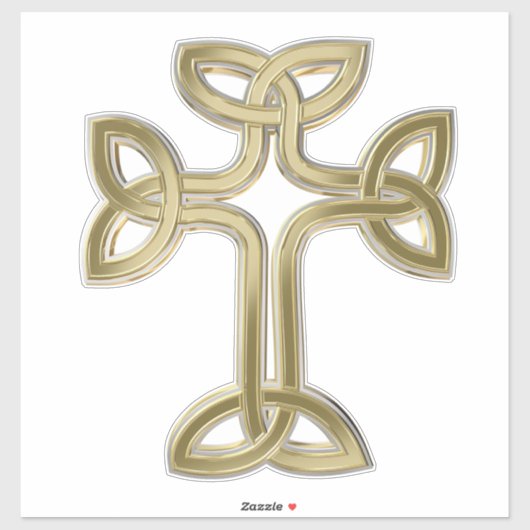 Keltische kruisknoop sticker (Vel)