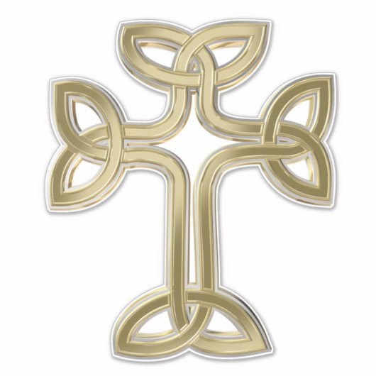 Keltische kruisknoop sticker (Voorkant)
