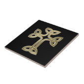 Keltische kruisknoop tegeltje (Zijkant)