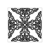 Keltische kruiskunst stempel (Afrduk)