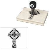 Keltische kruistekening | Keltisch Rubberstempel (Gestempeld)