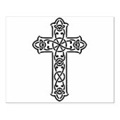 Keltische kruistekening | Keltisch Rubberstempel (Afrduk)