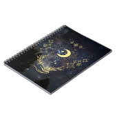 Keltische kunst maan en sterren notitieboek (Linkerzijde)