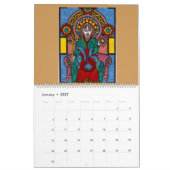 KELTISCHE KUNSTKALENDER KALENDER (Jan 2027)