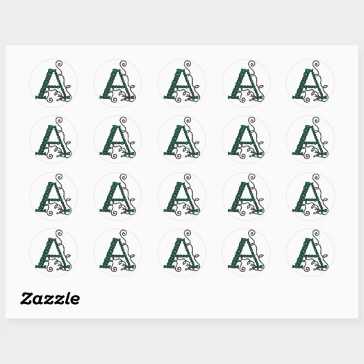 Keltische letter A Stickers (Vel)
