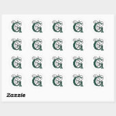 Keltische letter G stickers (Vel)