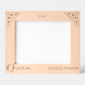 Keltische letter Q Aangepaste naam Gegraveerde Lijstjes (Voorkant)