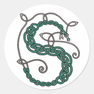 Keltische letter S Stickers