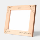 Keltische letter Z Aangepaste naam Gegraveerde Lijstjes (Links)