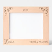 Keltische letter Z Aangepaste naam Gegraveerde Lijstjes (Voorkant)