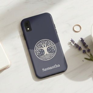 Keltische levensboom met naam Case-Mate iPhone case
