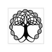 Keltische levensboom Rubber stempel (Afrduk)