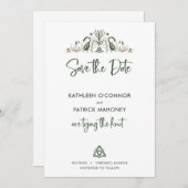 Keltische liefde knoop eeuwigheid cirkel romantisc save the date (Voorkant / Achterkant)