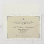 Keltische liefdesknoop diamanten bruiloft jubileum kaart (Voorkant / Achterkant)