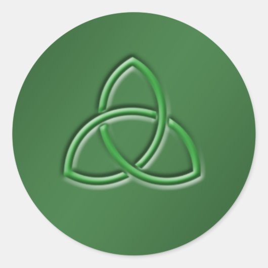 Keltische Liefdesknoop Ronde Sticker (Voorkant)