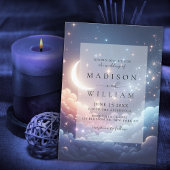 Keltische maan en Stars Wedding Kaart