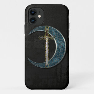 Keltische maan en zwaard Case-Mate iPhone case