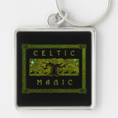 Keltische magie - de grote boom Sleutelhanger (Voorkant)
