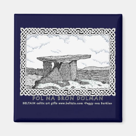 Keltische magneten Celtic Dolman Design (Voorkant)