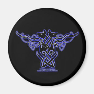 Keltische magneten Hound Design #1