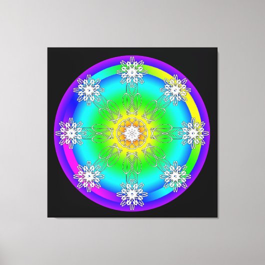 Keltische Mandala Canvasprint met spanrek Canvas Afdruk (Voorkant)