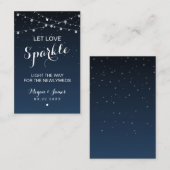 Keltische marineblauw sterren Label (Voorkant / Achterkant)