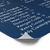 Keltische marineslag Blauwe sterren Brouwerijzeeka Poster (Hoek)