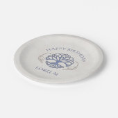 Keltische middeleeuwse fantasie verjaardag papieren bordje (Gekanteld)