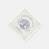 Keltische middeleeuwse fantasie verjaardag servet (Hoek)