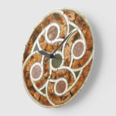 Keltische mozaïek op acrylklok grote klok (Hoek)