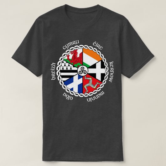 Keltische naties Vlag 1 T-shirt (Design voorkant)
