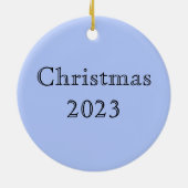 Keltische Noordse Winter Raven Crow Keramisch Ornament (Achterkant)