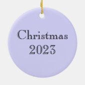 Keltische noordse wintervos keramisch ornament (Achterkant)