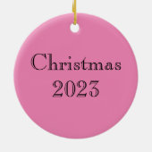 Keltische noordse wintervos keramisch ornament (Achterkant)