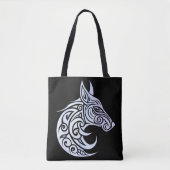 Keltische noordse wintervos tote bag (Voorkant)
