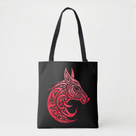 Keltische Nordic Fox Tote Bag