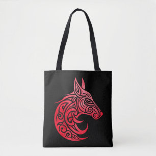 Keltische Nordic Fox Tote Bag