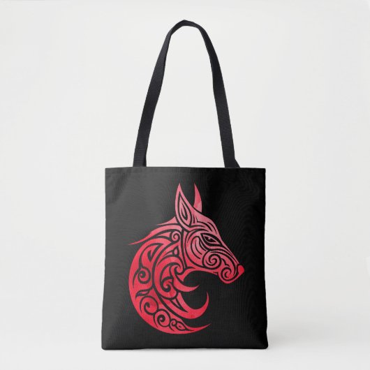 Keltische Nordic Fox Tote Bag (Voorkant)