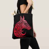 Keltische Nordic Fox Tote Bag (Dichtbij)