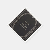 Keltische Nordic middeleeuwse Scroll Viking Bruilo Servet (Hoek)