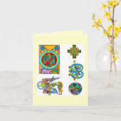 Keltische Nota's Kaart (Gele Bloem)