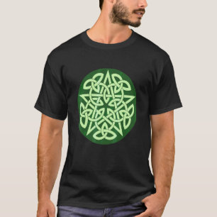 Keltische Occulte Wicca Pentakel Knoop T-shirt