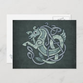 Keltische paarden briefkaart (Voorkant / Achterkant)