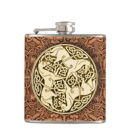 Keltische paarden Kolf Heupfles