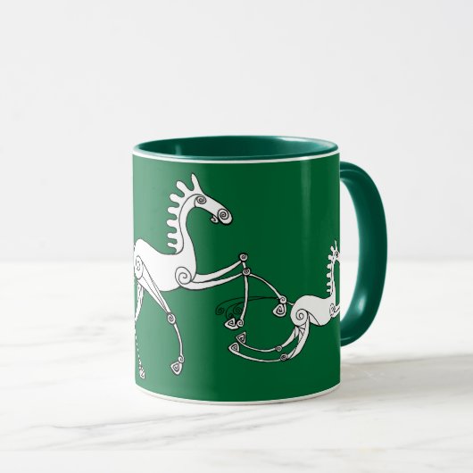 Keltische paarden mok (Voorkant rechts)