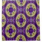 Keltische Pansies....... Douchegordijn (Voorkant)